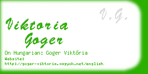 viktoria goger business card